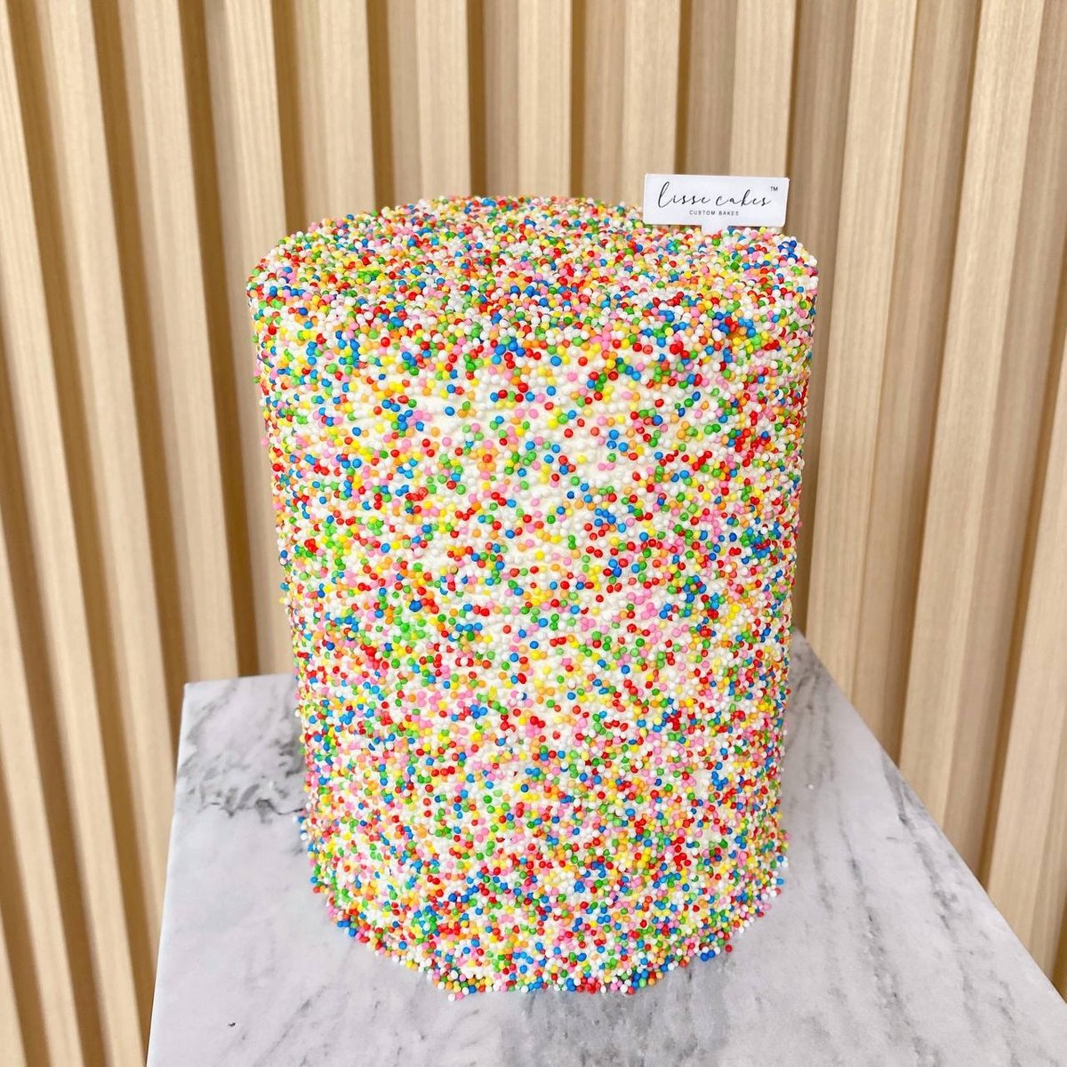 Rainbow Sprinkles Gourmet Cake (Rainbow Sponge)