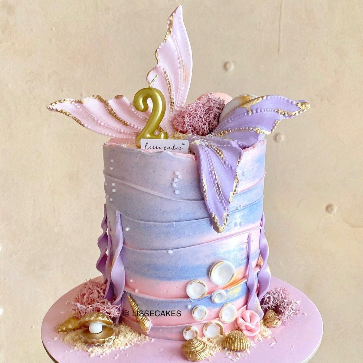 Mermaid Theme Cake – Shop Wild Rose Cakes-sonthuy.vn