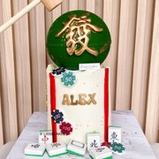 Classic Mahjong Pinata Cake