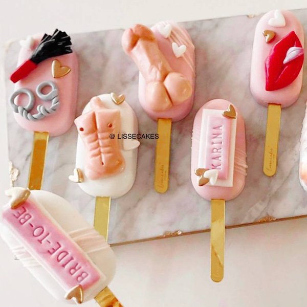 Naughty Bride-To-Be Cakesicles