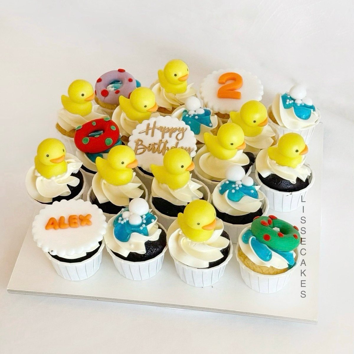 Rubber Ducky Mini Cupcakes (20)