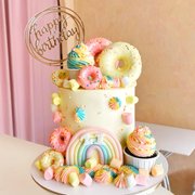 Pastel Dobie Rainbow Cake