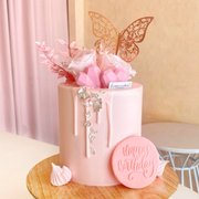 Avery Rustic Cake in Pink